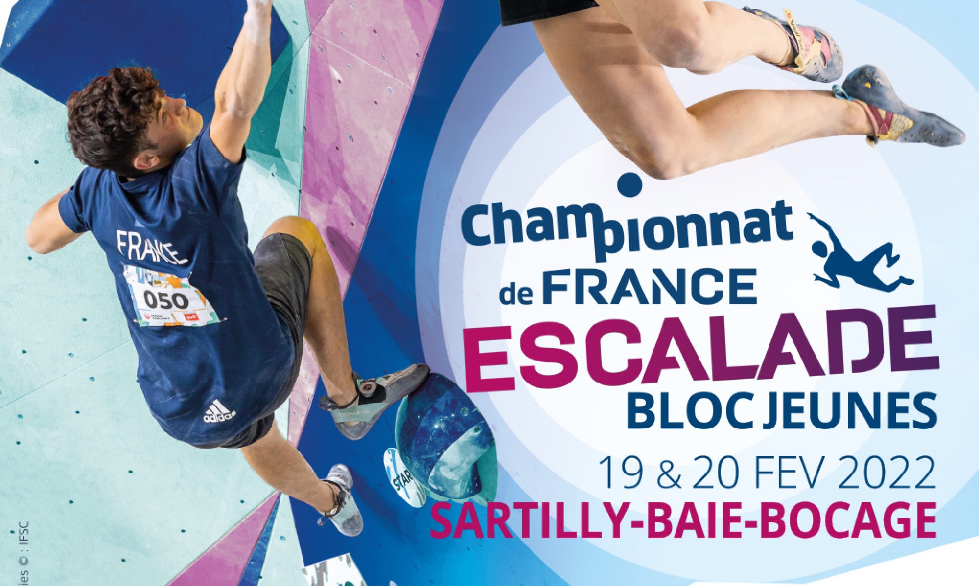 Championnat de France Jeunes d'Escalade de Bloc - Sartilly Baie Bocage